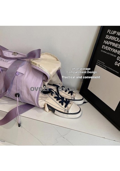 Ovozı Unisex Büyük Kapasiteli Spor Spor Çantası Seyahat Çantası (Yurt Dışından) indirimleri