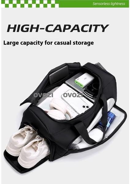 Ovozı Unisex Büyük Kapasiteli Spor Spor Çantası Seyahat Çantası (Yurt Dışından) fiyatları