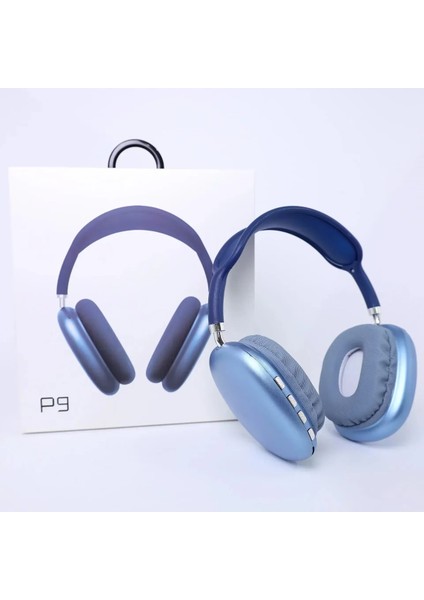 P9 Kablosuz 5.0 Bluetooth Kulaklık Üst Baş Yapısı Süngerli 400MA Pil 10 Saat Müzik Çalma. modelleri