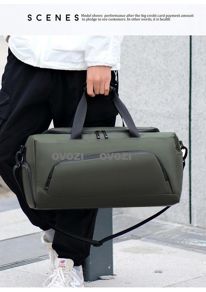 Ovozı Unisex Büyük Kapasiteli Spor Spor Çantası Seyahat Çantası (Yurt Dışından) indirimleri