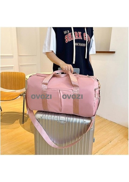 Ovozı Unisex Büyük Kapasiteli Spor Spor Çantası Seyahat Çantası (Yurt Dışından) indirimleri