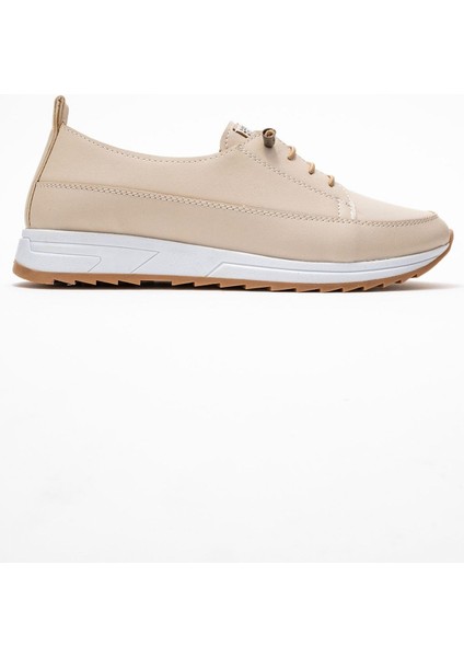 Yumuşak Tabanlı Kadın Ayakkabı Bej Beyaz fiyatları
