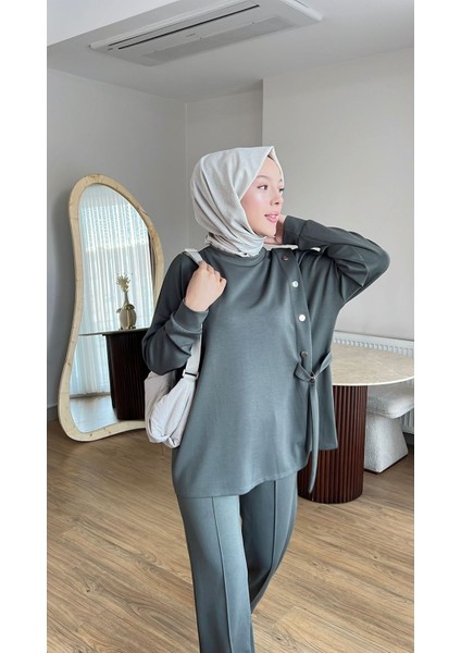 Çıt Çıt Detaylı Oysho Takım-Yeşil fiyatları