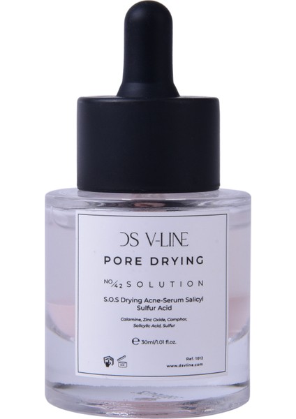 S.o.s Pembe Calamine, Sülfür, Salisilik Asit ve Çinko Oksit Içerikli, Akne Kurutucu, Cilt Güçlendirici Serum NO42