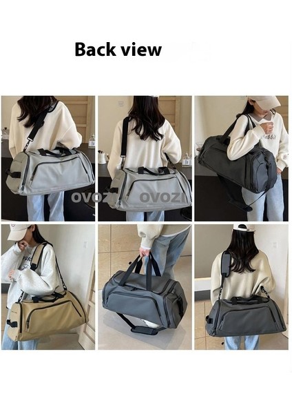 Ovozı Unisex Büyük Kapasiteli Spor Spor Çantası Seyahat Çantası (Yurt Dışından) indirimleri
