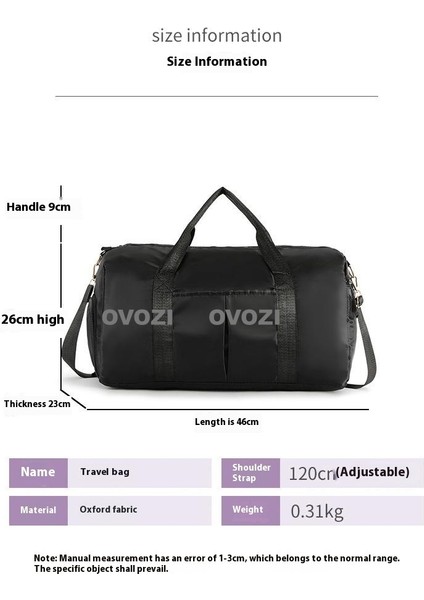 Ovozı Unisex Büyük Kapasiteli Spor Spor Çantası Seyahat Çantası (Yurt Dışından) fiyatları