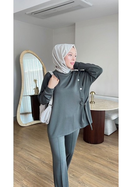 Çıt Çıt Detaylı Oysho Takım-Yeşil modelleri