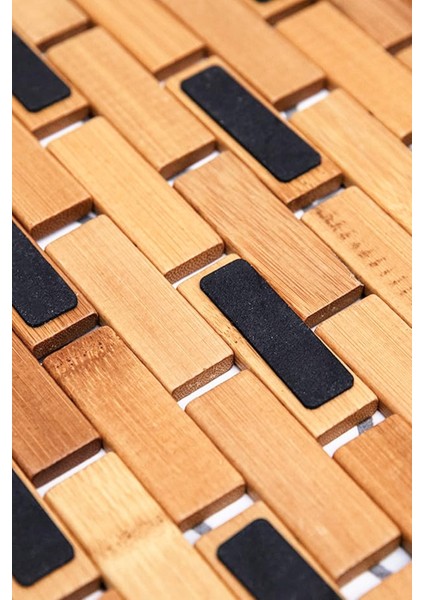 Kaymaz Taban Katlanabilir Çok Amaçlı Mat Dekoratif Banyo Paspası 40X60 Cm- 862 indirimleri