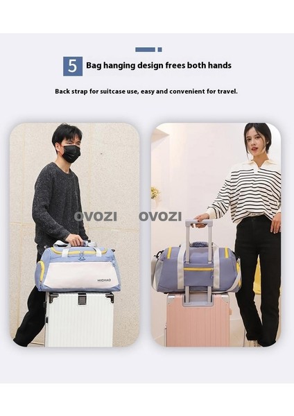 Ovozı Unisex Büyük Kapasiteli Spor Spor Çantası Seyahat Çantası (Yurt Dışından) modelleri