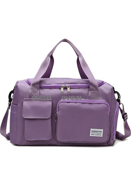 Ovozı 42*26*20CM Unisex Büyük Kapasiteli Spor Spor Çantası Seyahat Çantası (Yurt Dışından)