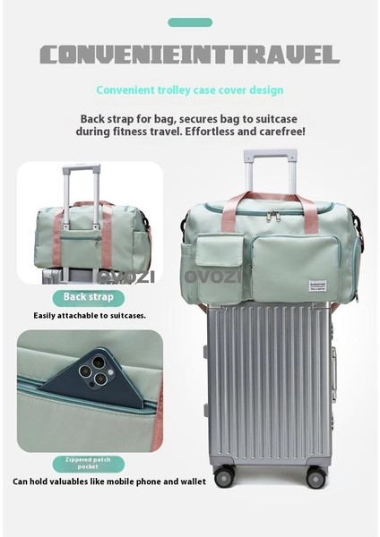 Ovozı 42*26*20CM Unisex Büyük Kapasiteli Spor Spor Çantası Seyahat Çantası (Yurt Dışından) fiyatları