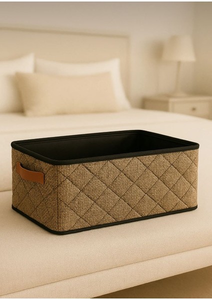 1 Adet Çelik Çerçeveli Katlanabilir Dolap Içi Raf Düzenleyici 25X45X20CM Krem Gardırop Organizer fırsatları