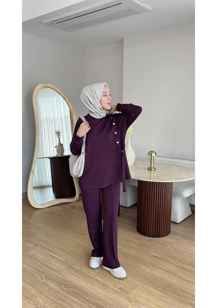 Çıt Çıt Detaylı Oysho Takım-Mor fiyatları