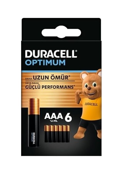 Optimum Aaa Pil (6 Lı Paket) - Alkalin Pil 1,5V - Pil Saklama Paketi - LR03 MX2400 fiyatları