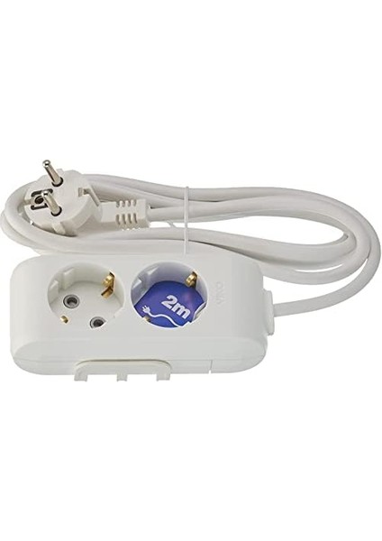 Multi-Let Ikili Priz Topraklı Kablolu Çocuk Korumalı 2 mt fiyatları
