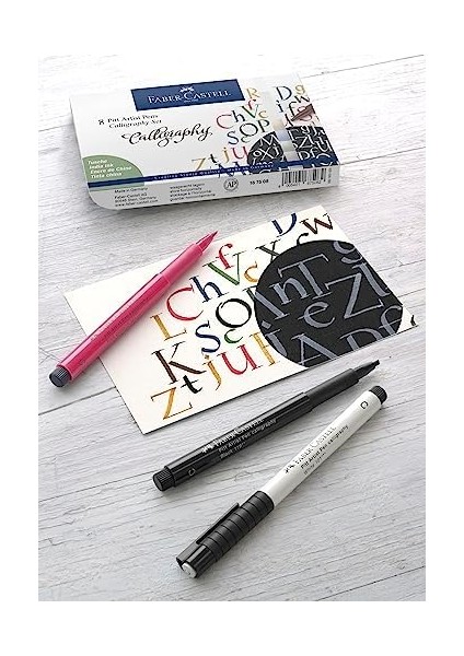 Kaligrafi Çizim Seti 4 Lü, 2 mm Kesik Uç, Kalıcı Hint Mürekkebi, Solmaya Dayanıklı, 4 Renk fiyatları