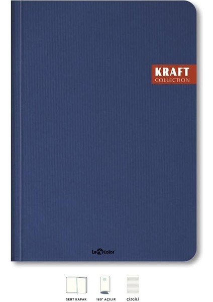 Ofis Defter Çizgili Lacivert