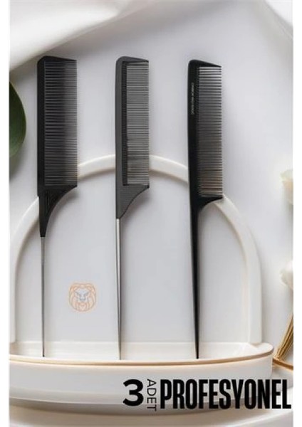 Krepe Boya Tarağı Profesyonel 3 lü Set