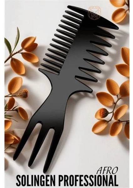 Saç Şekillendirici Afro Perma Tarağı Solingen Professional