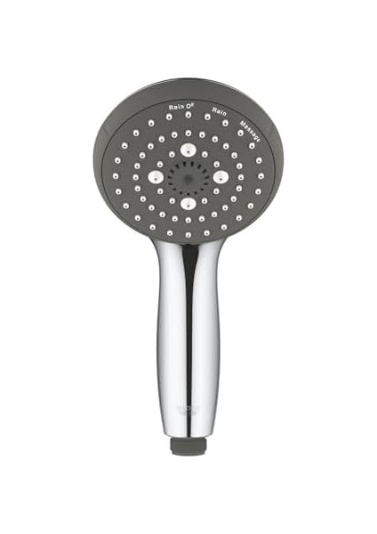 Start 100 El Duşu, 3 Akışlı, Düşmeye Dayanıklı, Kireç Önleyici Sistem, Su Tasarruflu, Duş Başlığı, Krom, 26031000 modelleri