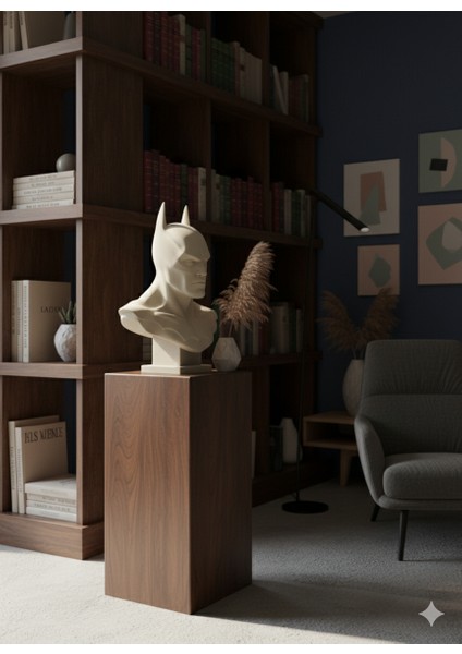 Minimalist Batman Büstü – 3D Print Koleksiyon Figürü fiyatları