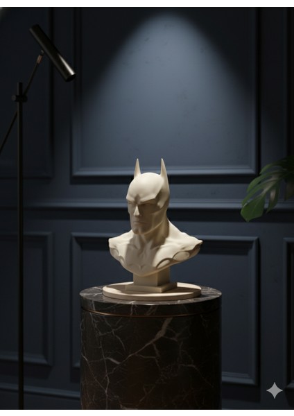 Minimalist Batman Büstü – 3D Print Koleksiyon Figürü modelleri