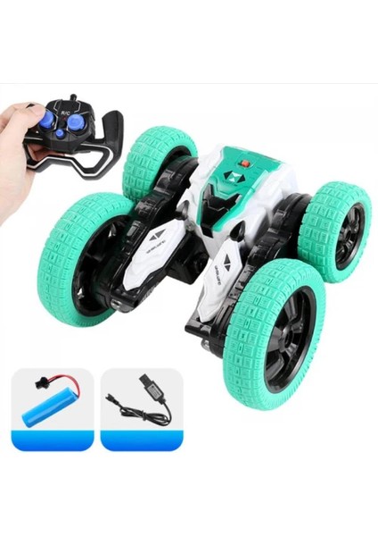 360 Derece Dönebilen Şarjlı Işıklı Kumandalı Kasırga Akrobat Full Fonksiyon Araba indirimleri