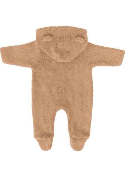 Ayı Kulaklı Kapüşonlu Peluş Tulum fiyatları