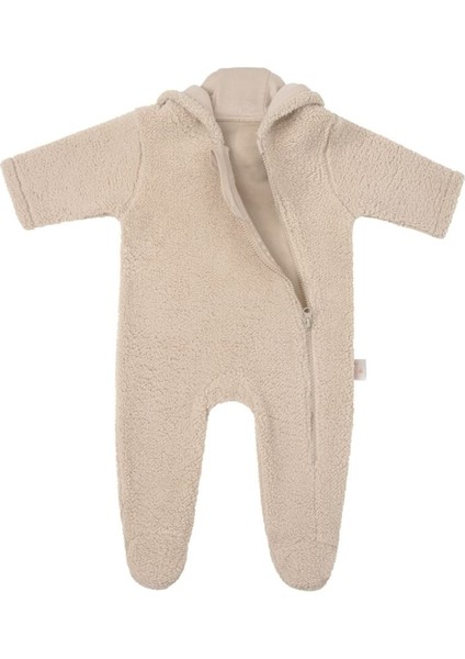 Ayı Kulaklı Kapüşonlu Peluş Tulum fiyatları