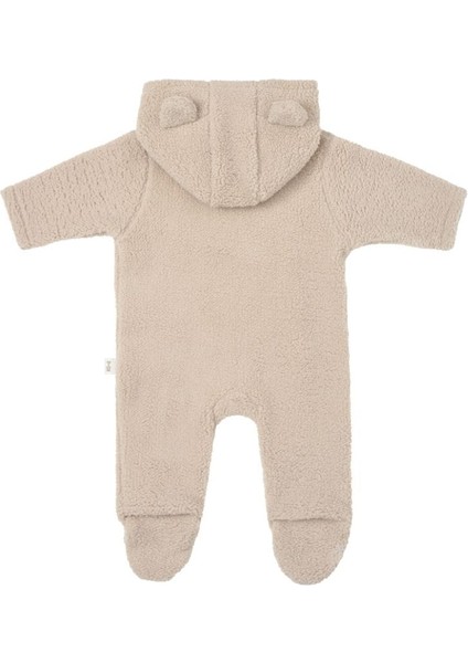 Ayı Kulaklı Kapüşonlu Peluş Tulum modelleri