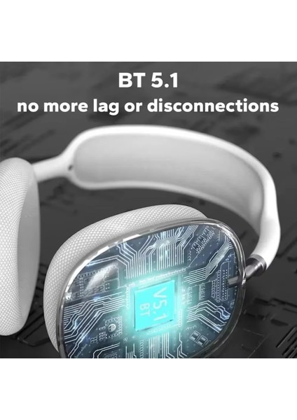 P9 Kablosuz 5.0 Bluetooth Kulaklık Üst Baş Yapısı Süngerli 400MA Pil 10 Saat Müzik Çalma. fırsatları