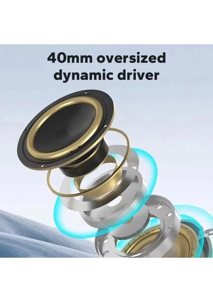 P9 Kablosuz 5.0 Bluetooth Kulaklık Üst Baş Yapısı Süngerli 400MA Pil 10 Saat Müzik Çalma.