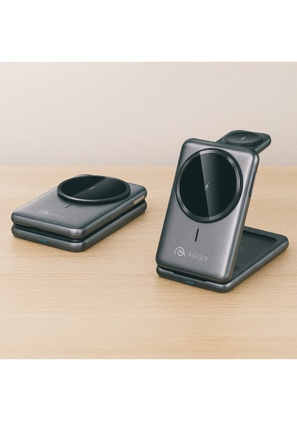 V Charge Pro 15W Magsafe Kablosuz Hızlı Şarj Standı Apple/watch/airpods/kulaklık/telefon fiyatları