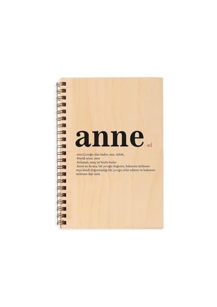 Günü Hediyesi 8 cm x 12 cm Ölçülerinde Çizgisiz 48 Yaprak Ahşap Kapaklı Defter fiyatları