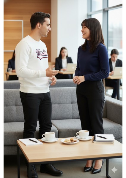 Erkek Sweatshirt Regular Fit Pamuklu Kumaş Iki Iplik OPES26MNCMOD13 fiyatları