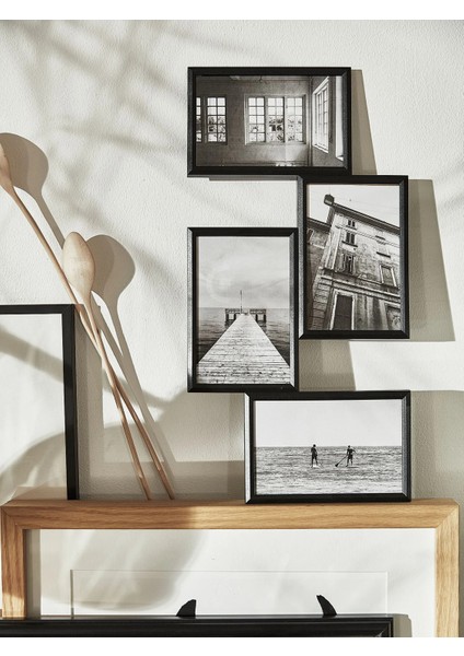 Yllevad Kolaj Çerçeve Siyah 10,3 x 15,3 cm 4 Fotoğraflık fiyatları