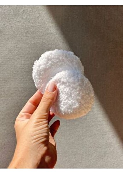 %100 Pamuk Yıkanabilir Makyaj Temizleme Pedi 2 Adet Doğal ve Çevre Dostu