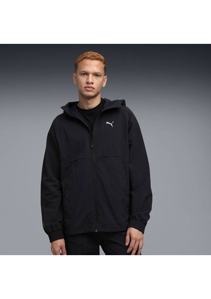 Pumatech Woven Erkek Siyah Kapüşonlu Ceket