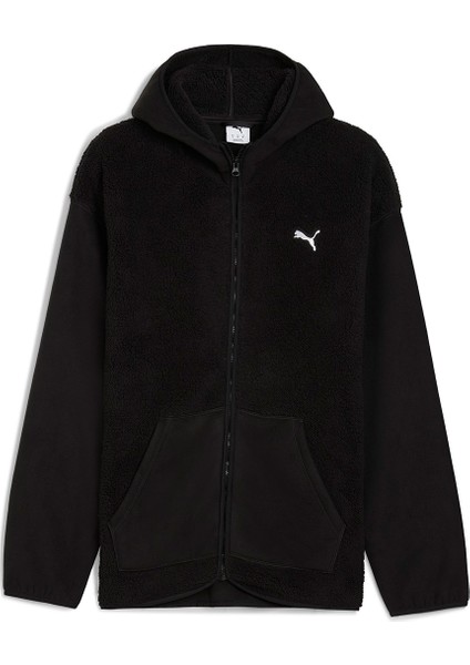 Essentials Elevated Erkek Siyah Kapüşonlu Ceket fırsatları