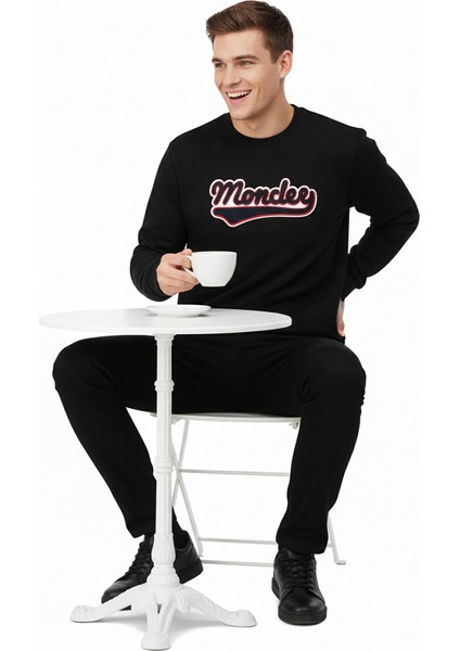 Erkek Sweatshirt Regular Fit Pamuklu Kumaş Iki Iplik OPES26MNCMOD13 modelleri