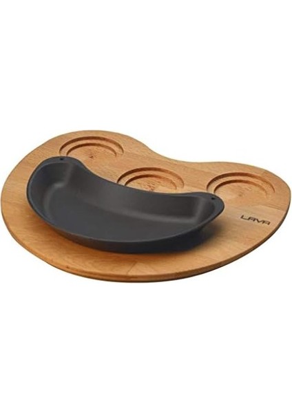 Döküm Fajita Tavası Böbrek Şekilli, 10X20 cm modelleri