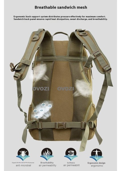 Ovozı Açık Sırt Çantası Yürüyüş Çantası Yürüyüş Spor Çantası Büyük Kapasiteli Seyahat Çantası (Yurt Dışından) fiyatları