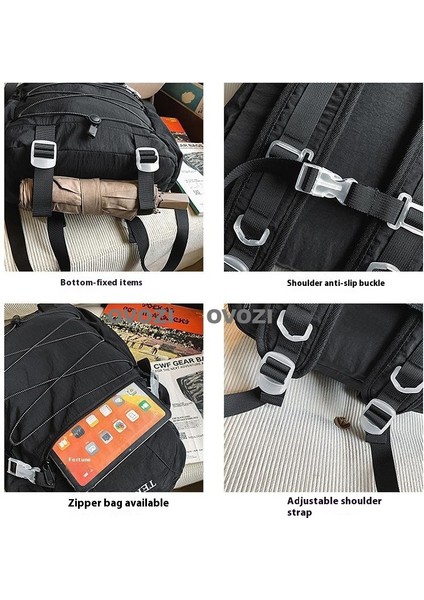 Ovozı Açık Sırt Çantası Yürüyüş Çantası Yürüyüş Spor Çantası Büyük Kapasiteli Seyahat Çantası (Yurt Dışından) indirimleri