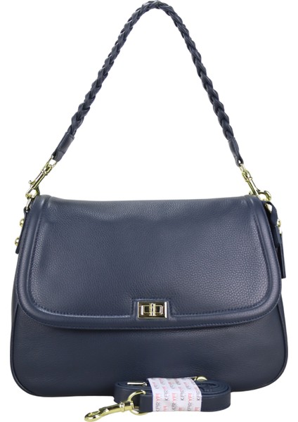 Hakiki Deri Kadın Çapraz Omuz Askılı Çanta 9005