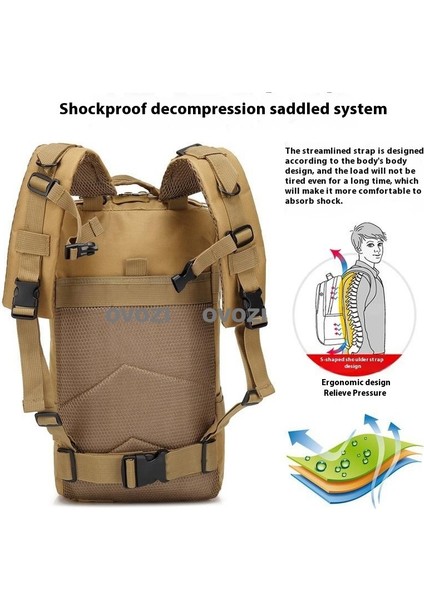 Ovozı Açık Sırt Çantası Yürüyüş Çantası Yürüyüş Spor Çantası Büyük Kapasiteli Seyahat Çantası (Yurt Dışından) indirimleri