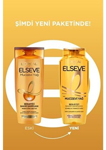 5'Li 6 Mucizevi Yağ Bakım Şampuanı Hassas Saçlar İçin Nemlendirici 360 ml Set