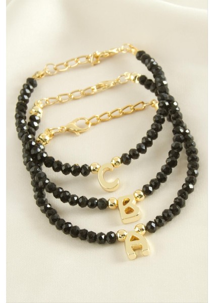 Depomix Harfli Kristal Trend Bileklik-Model-8