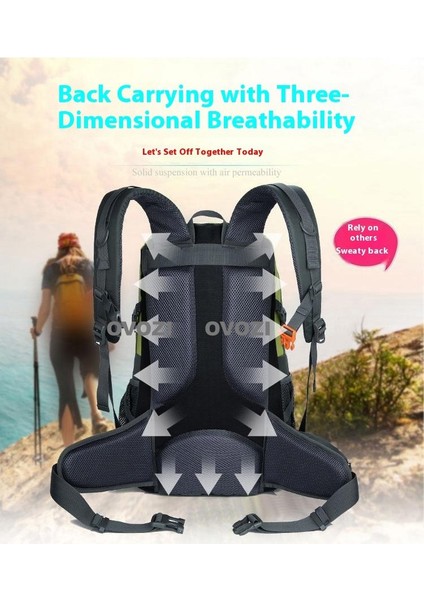 Ovozı Açık Sırt Çantası Yürüyüş Çantası Yürüyüş Spor Çantası Büyük Kapasiteli Seyahat Çantası (Yurt Dışından) fırsatları