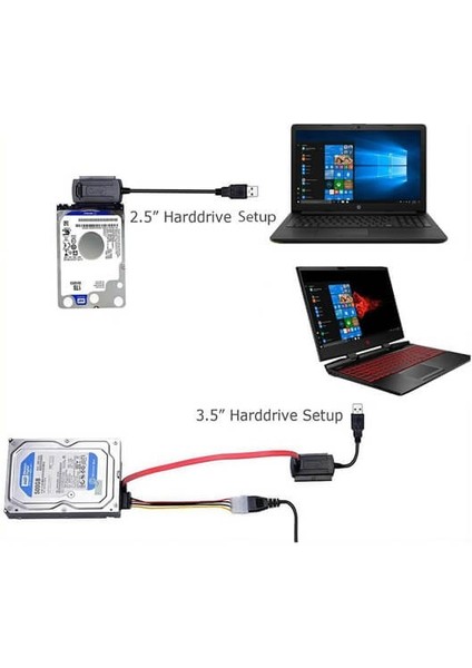 USB Ide Sata Çevirici Dönüştürücü HDD Ddv Rw Çevirici USB To Ide Sata Adaptör modelleri