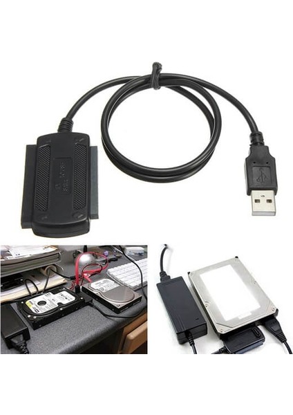 USB Ide Sata Çevirici Dönüştürücü HDD Ddv Rw Çevirici USB To Ide Sata Adaptör fırsatları